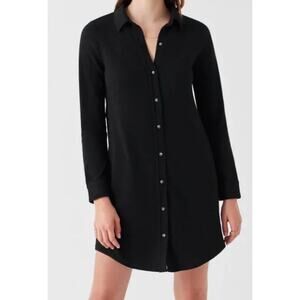 Faherty Women’s XL The Legend Sweater Dress Heathered Black Trill